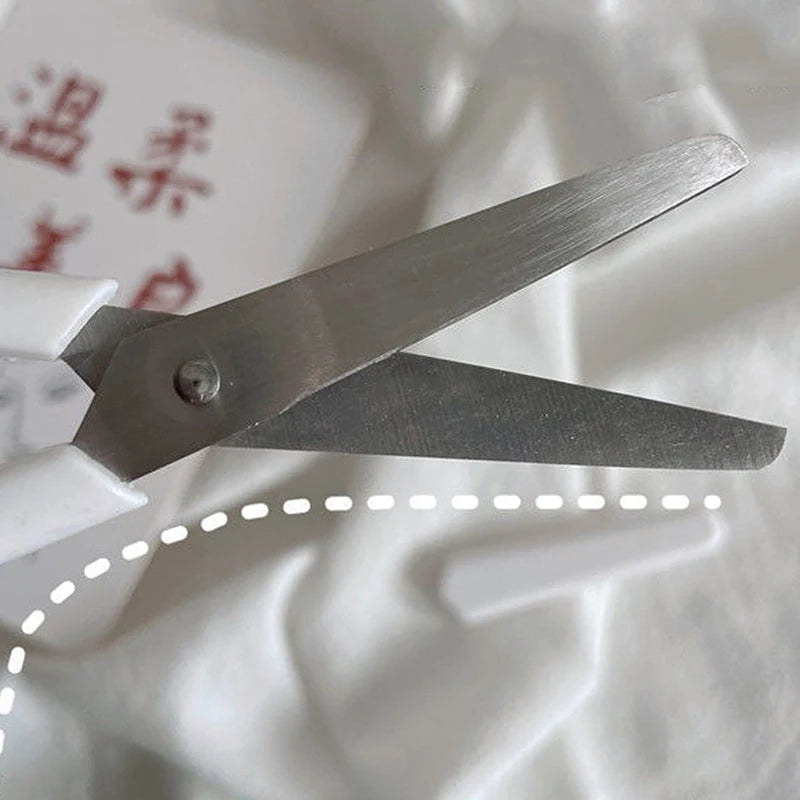 White Hand Scissors Stainless Steel