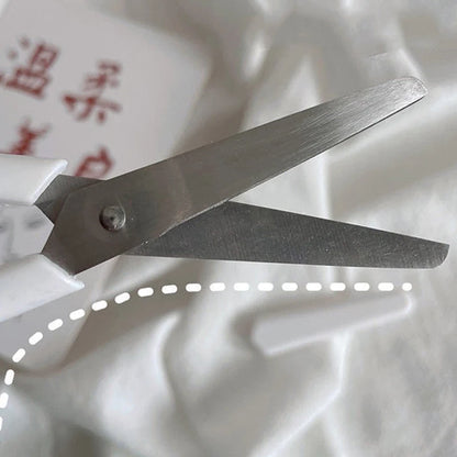 White Hand Scissors Stainless Steel