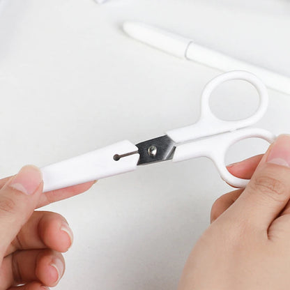 White Hand Scissors Stainless Steel